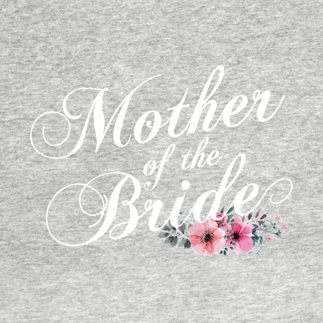 Simple and Elegant Mother of the Bride Floral Calligraphy by Jasmine Anderson